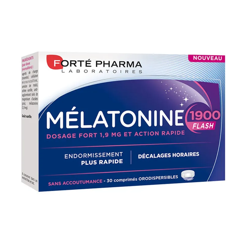 Melatonin Flash 1900 30 Sublingual pills Forté Pharma Super Sale