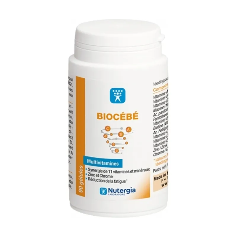 Trending Biocébé multivitamin 90 capsules Nutergia