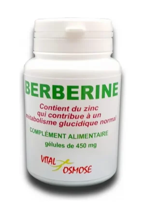 Berberine and Zinc 450 mg 120 capsules of 450mg Vitalosmose Next Day Delivery