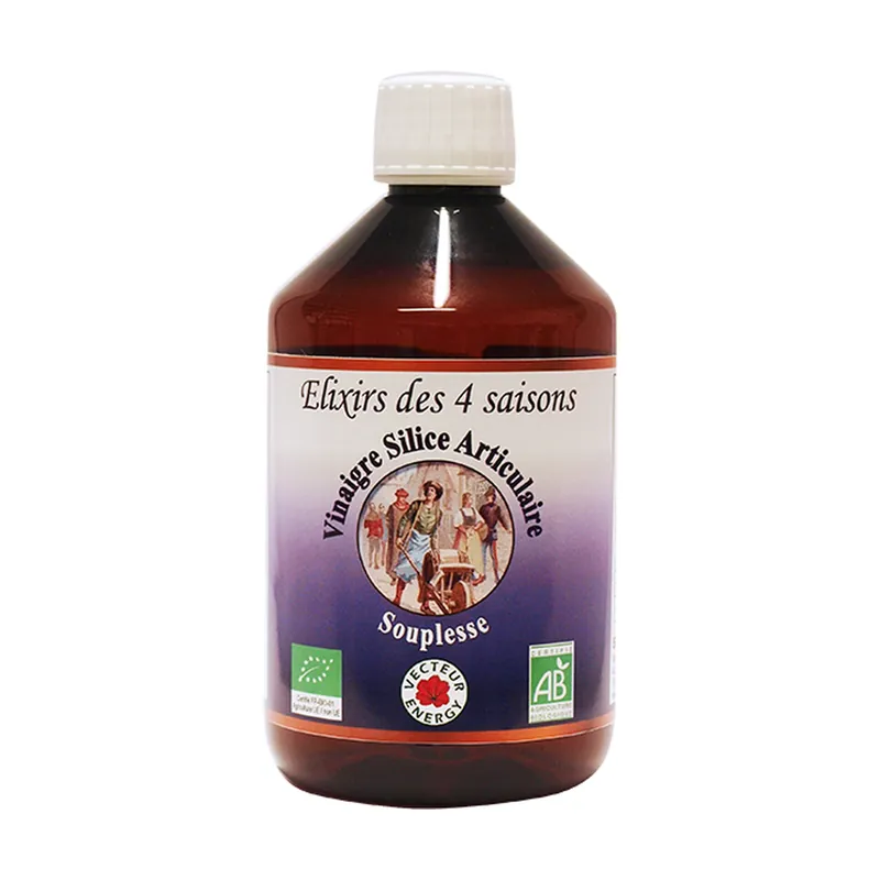 4 seasons vinegar, ORGANIC joint silica 500 ml Vecteur Energy Seasonal Sale