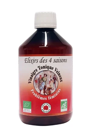 Must Have 4 seasons vinegar, Organic Venous Tonic 500 ml Vecteur Energy