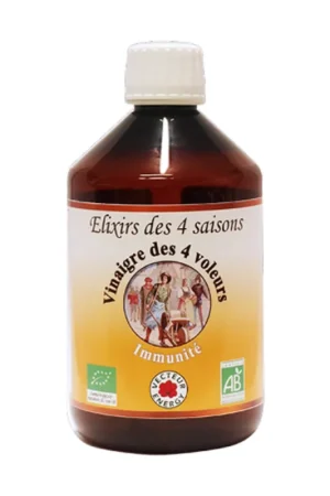 Holiday Sale 4 seasons vinegar, ORGANIC four thieves vinegar 500 ml Vecteur Energy