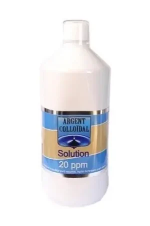 Sale Colloidal Silver Solution 20 ppm 1 L Vecteur Energy