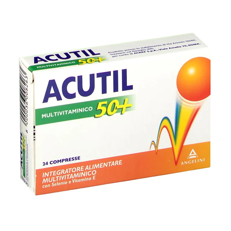 Discount Acutil Senior 50 + 24 tablets Angelini