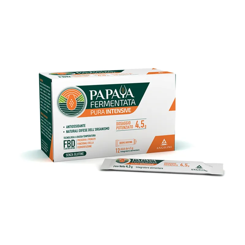 Energya Papaya Fermented Pure 12 sticks of 4.5g Angelini Top Pick