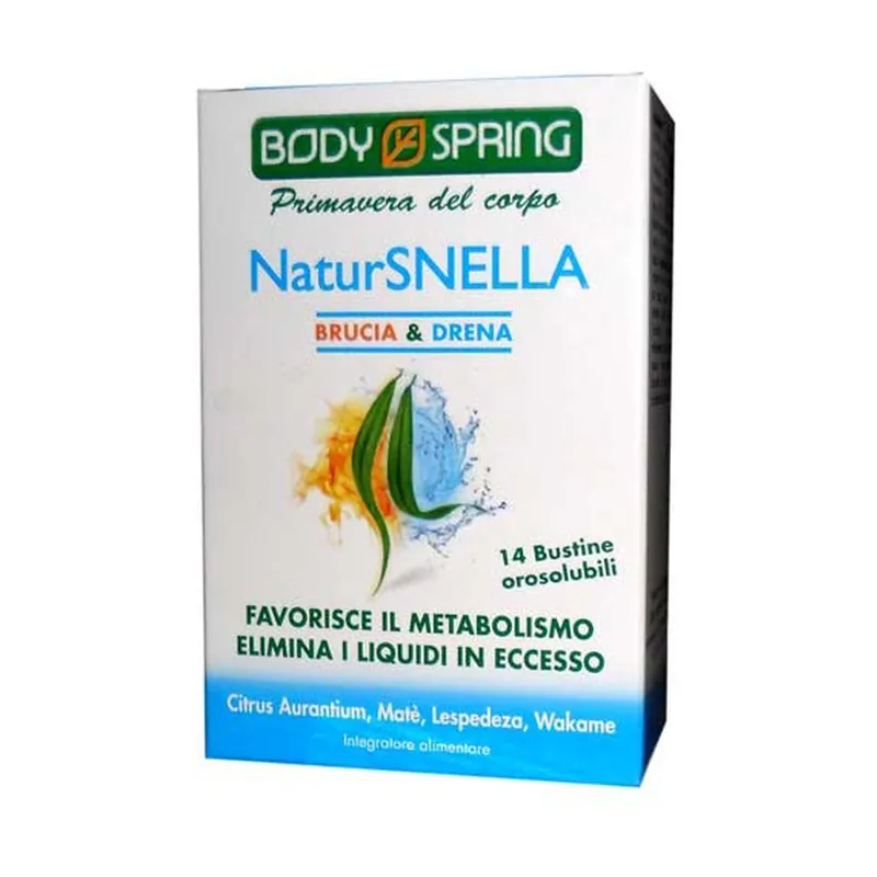 Natursnella Brucia and Drena 14 packets Body Spring Must Have