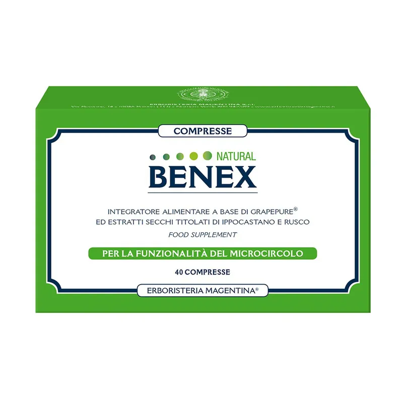 Special Offer Natural Benex tablets 40 tablets Erboristeria Magentina