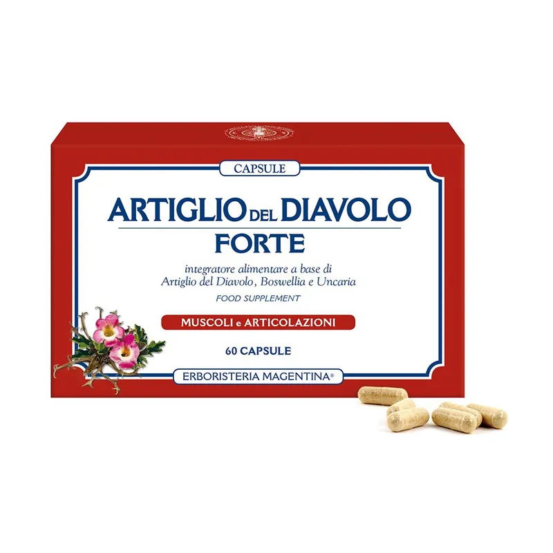 In Demand Strong Devil‘s Claw Capsules 60 capsules Erboristeria Magentina