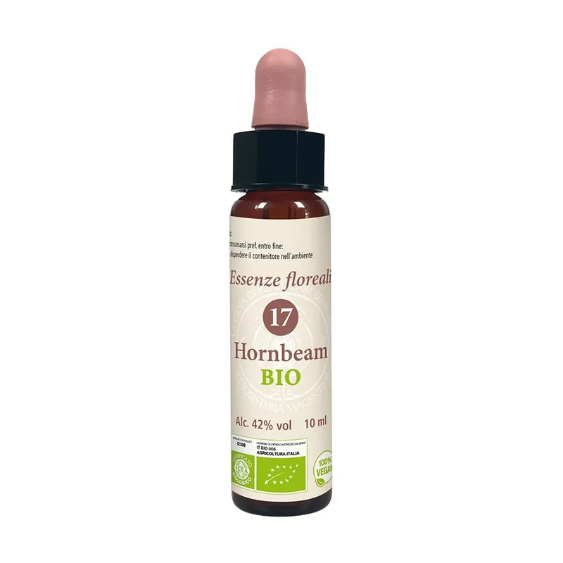 Time-Limited 17 Hornbeam Floral Essences 10 ml Erboristeria Magentina