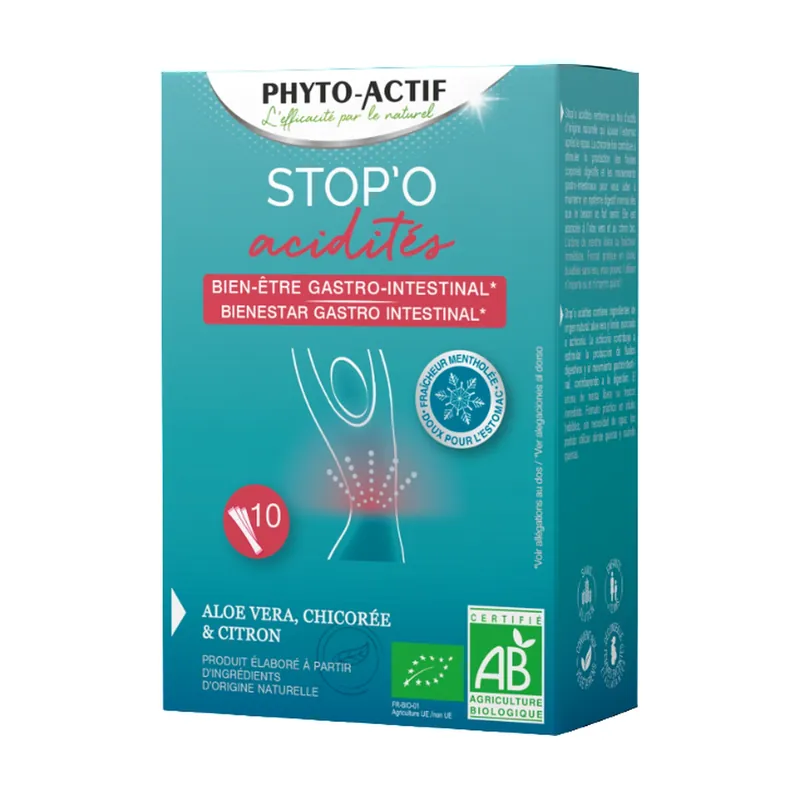 Pyto-actif Stop Acidités Eco 10 units Phyto actif Fast Shipping