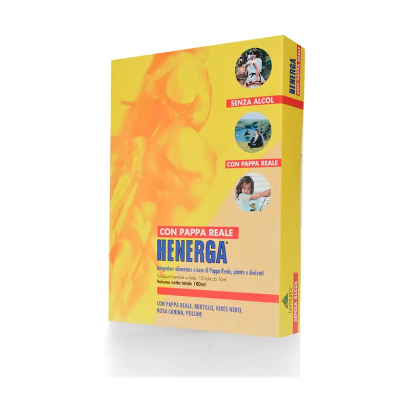 Weekend Sale Henerga with royal jelly 10 vials of 10ml Lemuria