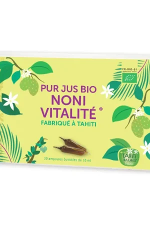 Organic Noni Juice 20 ampoules of 10ml Tahiti Naturel Secure Checkout