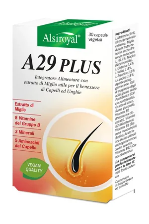 Flash Sale A 29 plus - Supplement for the well-being of hair and nails 30 vegetable capsules Alsitan
