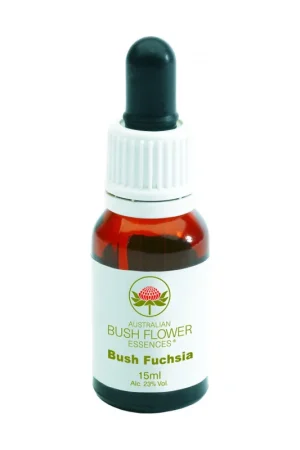 Bush Fuchsia Floral Elixir 15 ml of floral elixir Australian Bush Flower Essences Special Discount