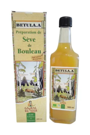 Birch sap preparation with case 500 ml Gayral Crafted