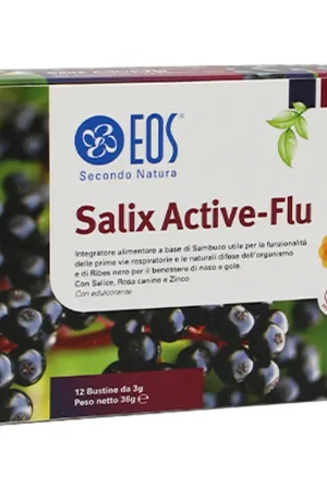 Direct From Factory Salix Active - Flu 12 packets of 3g EOS Secondo Natura