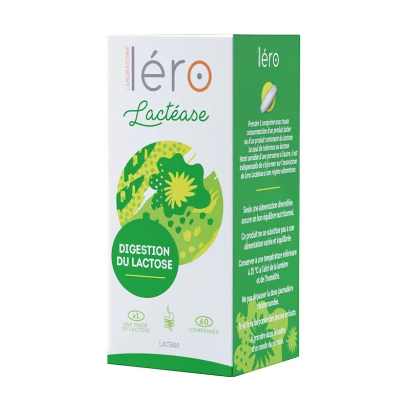 Top Rated Lactease 60 tablets Laboratoire Léro