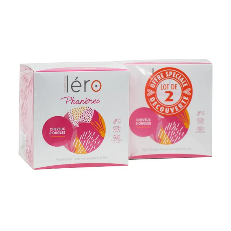 Fan Favorite Phaneres 120 capsules Laboratoire Léro