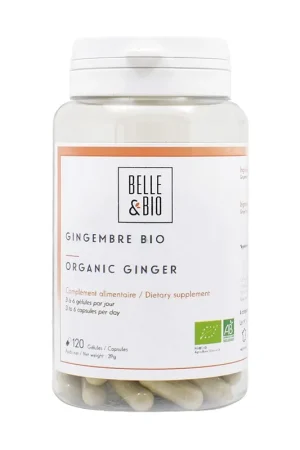 Organic ginger 120 vegetable capsules Belle et Bio Bargain