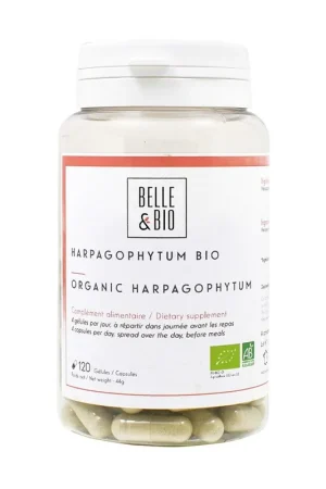 Organic Harpagophytum 120 vegetable capsules Belle et Bio Certified