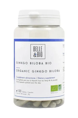 Ginkgo Biloba organic 120 vegetable capsules Belle et Bio Cheap