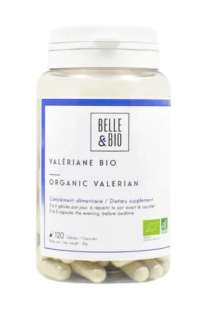 Organic valerian 120 vegetable capsules Belle et Bio Latest