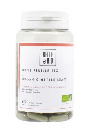 Organic leaf nettle 120 vegetable capsules Belle et Bio Free Returns