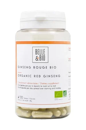 Hassle-Free Returns Organic red ginseng 120 vegetable capsules Belle et Bio