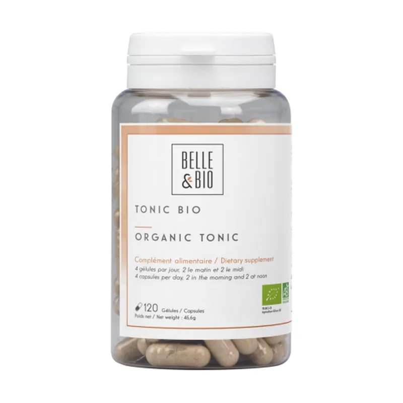 Trusted Brand Organic tonic 120 vegetable capsules Belle et Bio