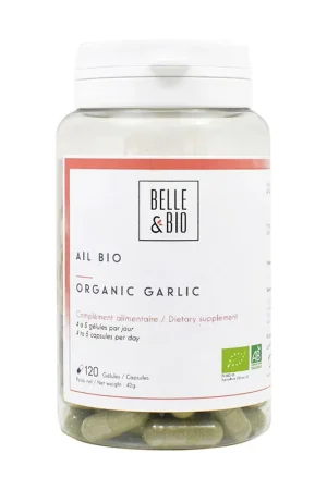 Top Rated Organic garlic 120 vegetable capsules Belle et Bio