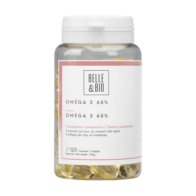 Omega 3 to 65% fatty acids 120 capsules Belle et Bio Top Rated