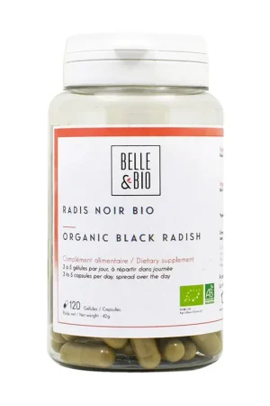 Special Discount Organic black radish 120 vegetable capsules Belle et Bio