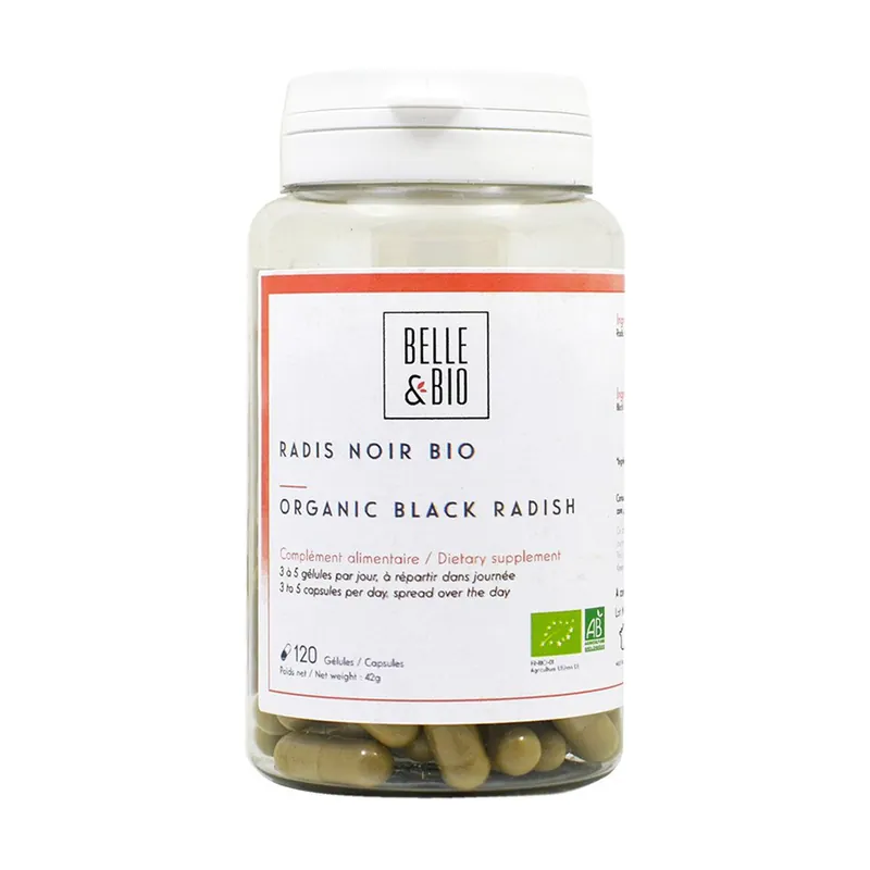 Special Discount Organic black radish 120 vegetable capsules Belle et Bio