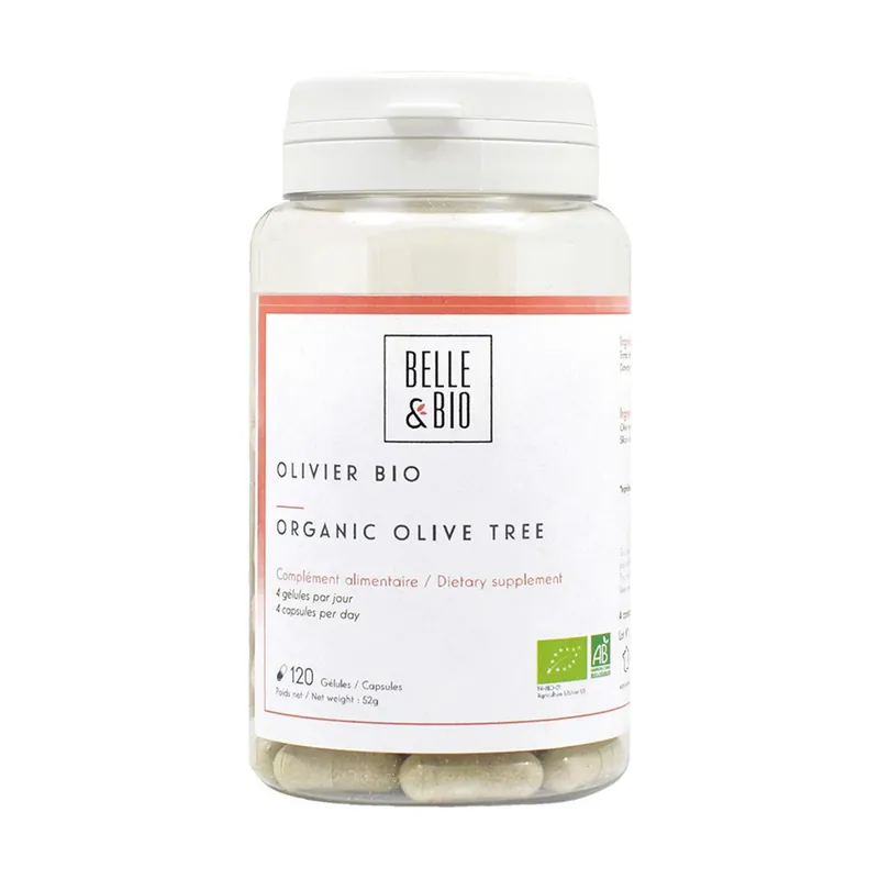 Brand New Organic olive tree 120 vegetable capsules Belle et Bio