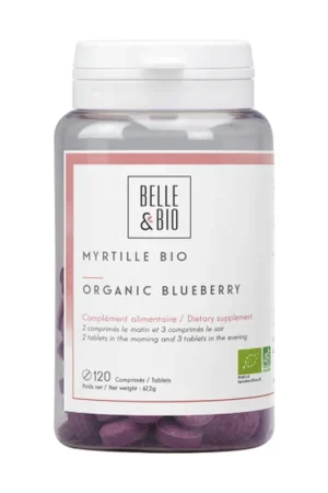 Fresh Stock Organic blueberry 120 tablets Belle et Bio