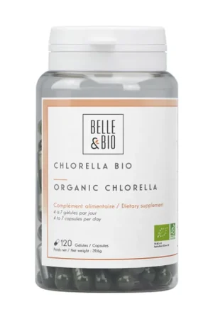 Best Seller Tiny Chlorella Freshwater Algae 120 capsules Belle et Bio