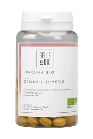 Organic turmeric piperine 120 tablets Belle et Bio Direct From Factory