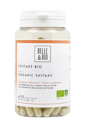 Organic shiitake 120 vegetable capsules Belle et Bio New Arrival