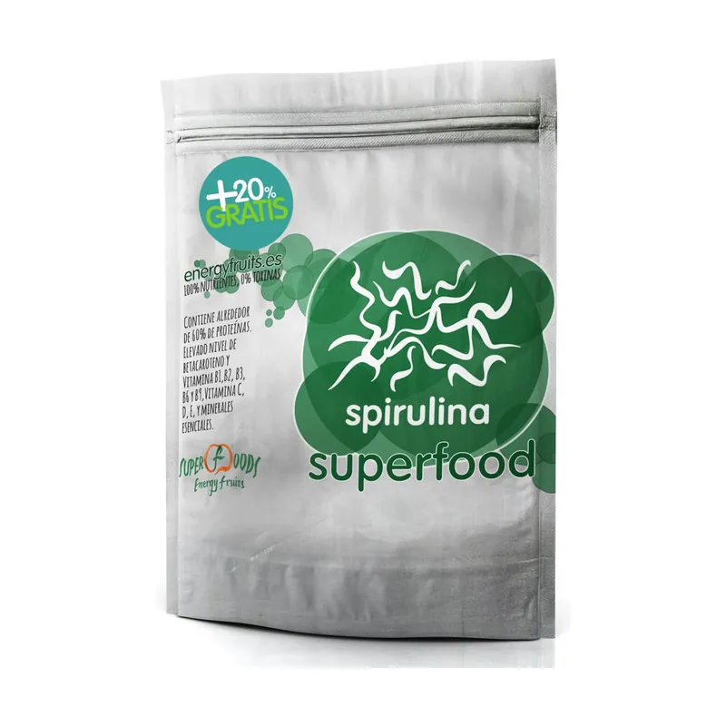 Price Cut Spirulina Eco powder Doypack + 20% free 240 g Energy Feelings