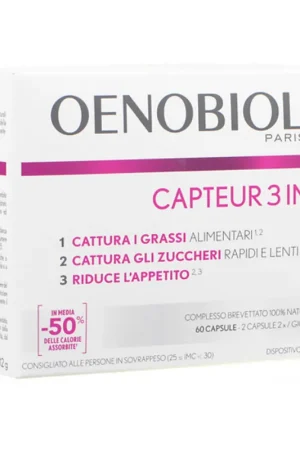 Capture 3 In 1 Plus 60 tablets Oenobiol Next Day Delivery