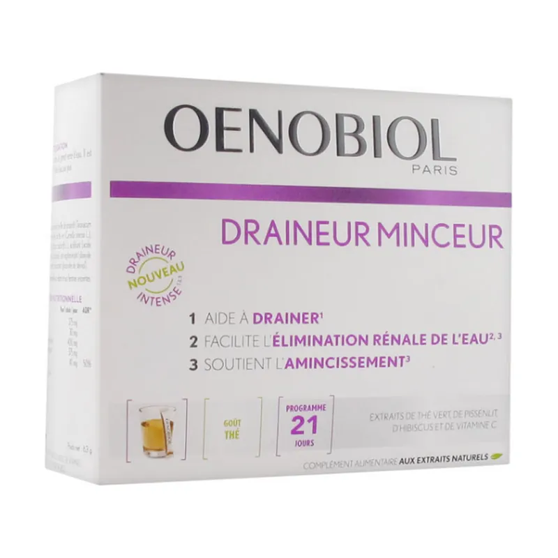 Fresh Stock Slimming Drainer 21 packets Oenobiol