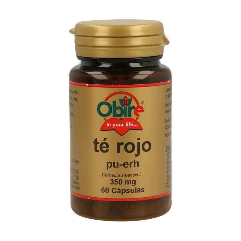 Red Tea (Pu-Erh) 60 capsules of 350mg Obire Weekend Sale