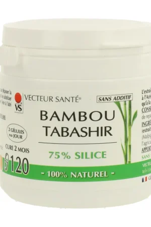 Bambou Tabashir 120 capsules Vecteur Sante Brand New