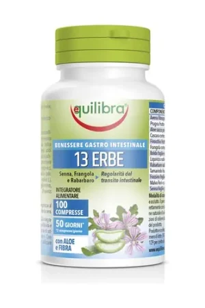 13 Herbs with Fiber 100 tablets Equilibra Instant Buy