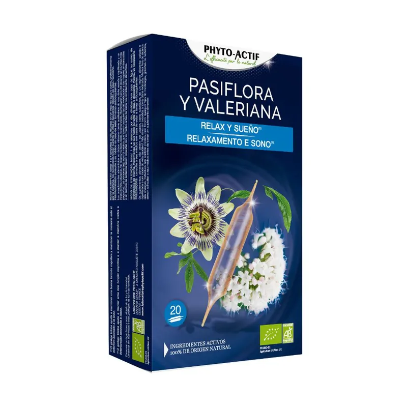 Price Drop Passionflower and Valerian Bio 20 ampoules Phyto actif