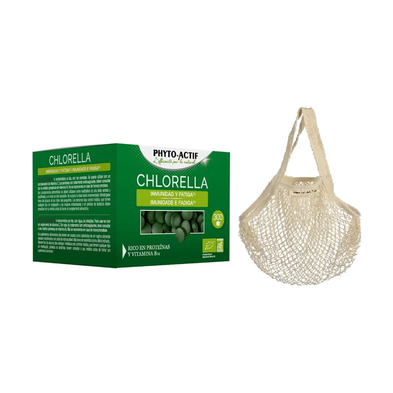 Budget Chlorella Bio + Gift Bag 300 tablets Phyto actif