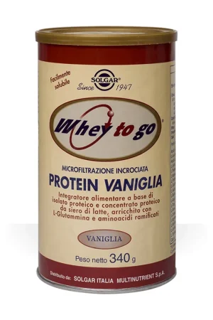 Sale Vanilla protein 340 g of powder Solgar