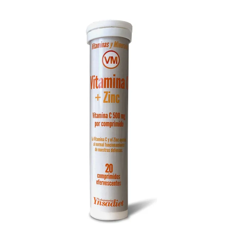 Same Day Shipping Vitamin C + Zinc Effervescent 20 effervescent tablets Ynsadiet