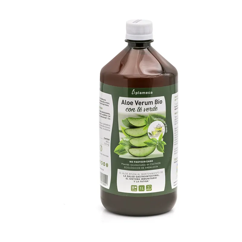 Genuine Aloe Verum with Organic Green Tea 1 L Plameca