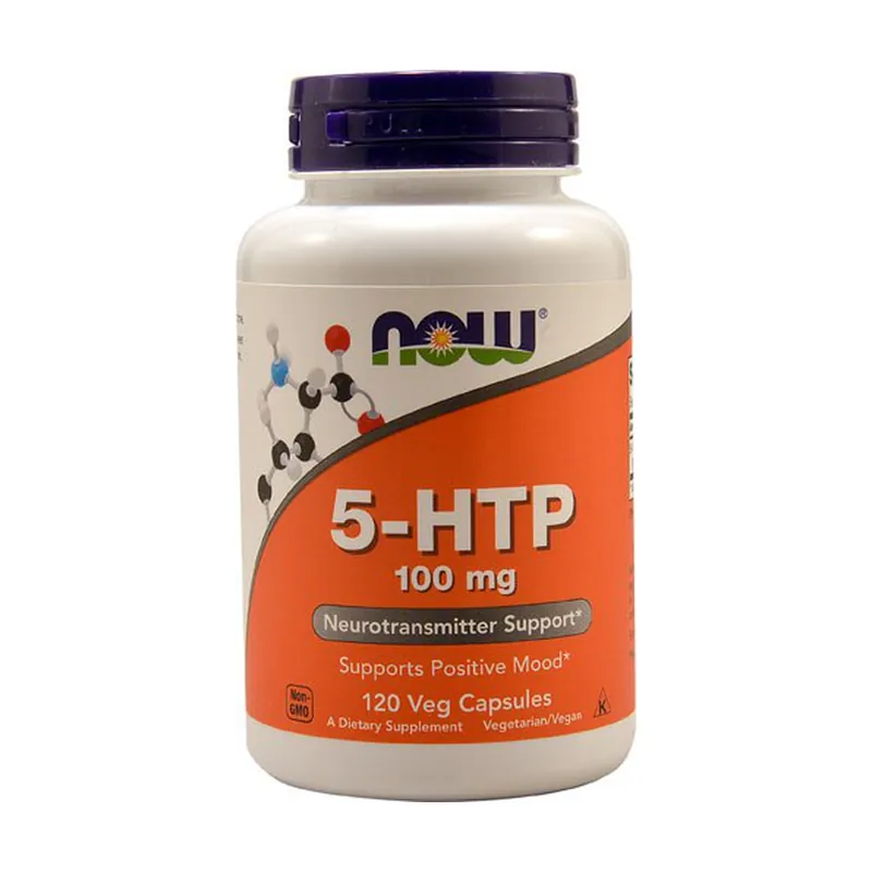 5-HTP 100mg 120 vegetable capsules NOW Foods Clearance